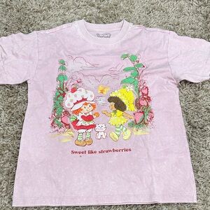 Pink strawberry shortcake woman’s  T-Shirt